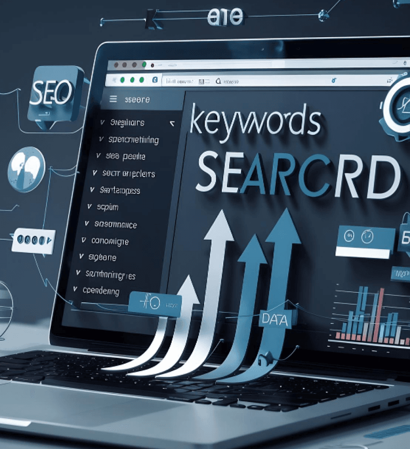 SEO performance and web optimization dashboard