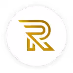 Letter R Wings logo