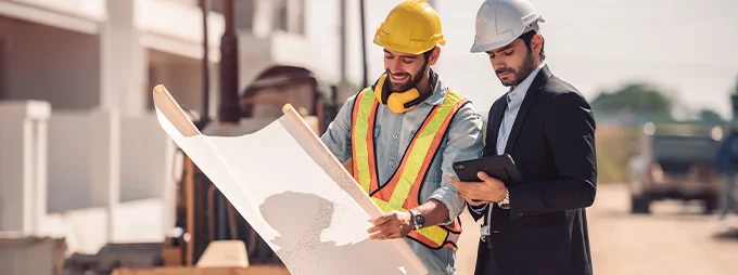 Construction project management digital platform interface