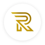 Letter R with wings logor